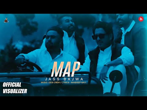 Map (Official Visualizer Video) | Jass Bajwa | Mandeep Maavi | V8 Album | Punjabi Song 2025