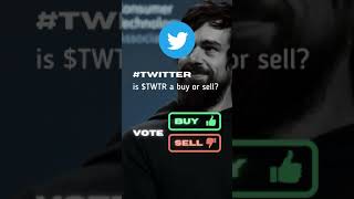 Is Twitter ($TWTR) a BUY or SELL #shorts #twitter #stocks #wsb