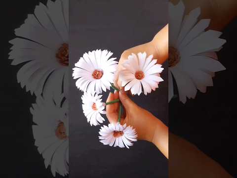 Diy Paper Flowers 🌸 #shorts #flowers