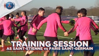 TRAINING SESSION - AS SAINT-ETIENNE vs PARIS SAINT GERMAIN