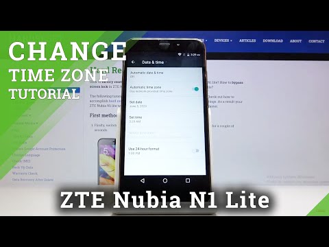 How to Change Date & Time in ZTE Nubia N1 Lite – Find Clock Format