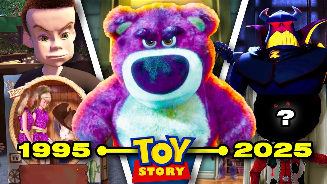 The Evolution Of Toy Story Villains - (1995 - 2025)