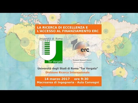 Decennale del Programma ERC - 14 marzo 2017 #ERC10yrs