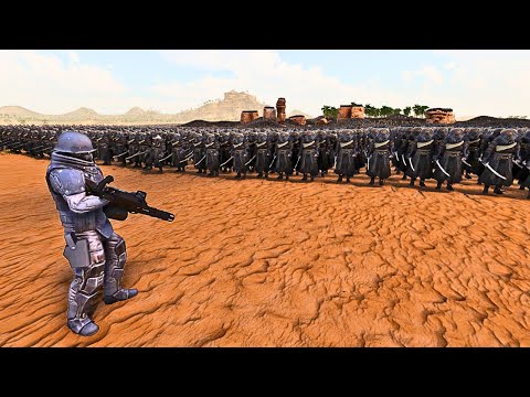 1 SUPER MACHINE GUN SOLDIER  vs 1,300,000 MONGOLIAN  !! | Ultimate Epic Battle Simulator 2 | UEBS 2