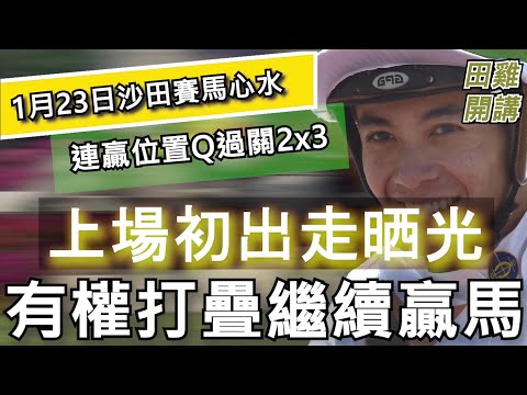 【賽馬貼士】香港賽馬 1月23日 沙田日賽 連贏位置Q過關2x3|上場初出走晒光 有權打疊繼續贏馬