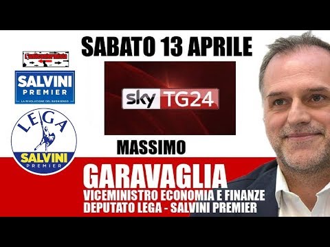 🔴 Viceministro dell'economia Massimo Garavaglia ospite di Maria Latella (13/04/2019)