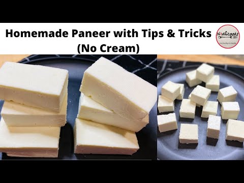 Homemade Soft & firm Paneer without using Cream | No-crumble Paneer at home