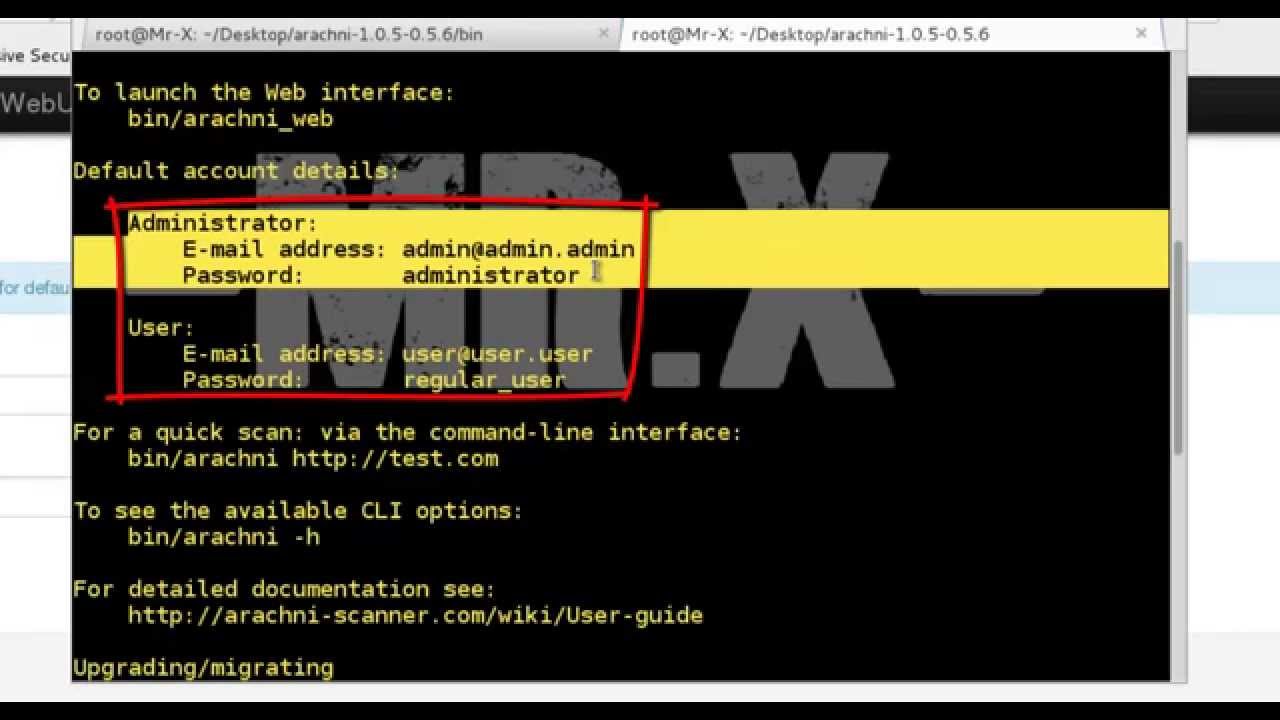 Arachni Web Application Security Scanner Framework Installation in Kali Linux