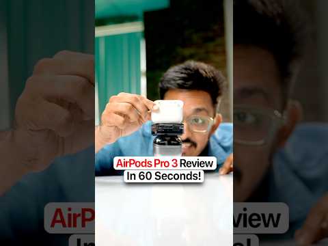 Thumbnail for AirPods Pro 3 Review in 60 Seconds!