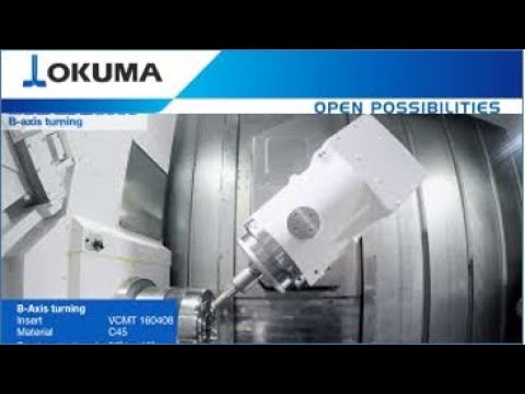 Токарно-фрезерный обрабатывающий центр с фрезерным шпинделем OKUMA MULTUS U3000 - Видео c Youtube №1