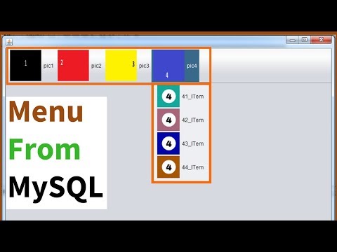 Java How To Create A Menu From Mysql Database In Java Netbeans With Source Code