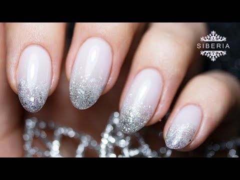 UÑAS FIESTA con DEGRADADO GLITTER 💅 MANICURA ELEGANTE para NOCHE
