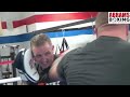 Joey Dawejko Media Workout for Mike Marshall Bout