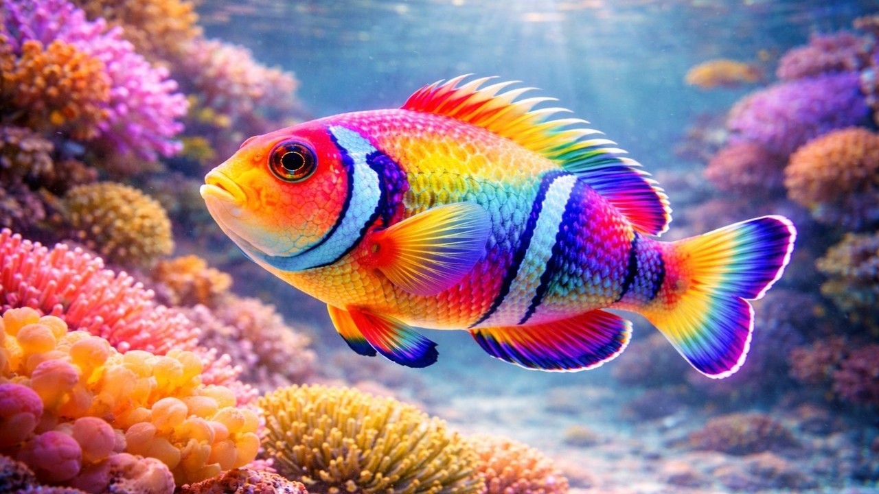 Deep Sea Discovery 4K | Calm Ocean Music & Stunning Marine Life #nature #wildlife #music