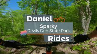 Sparky | Full Trail Devils Den State Park Mountain Biking