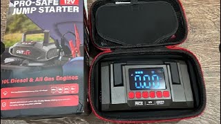 Jump Starter with Air Compressor for All Gas & 10 0L Diesel Engines, Portable Power Bank Review