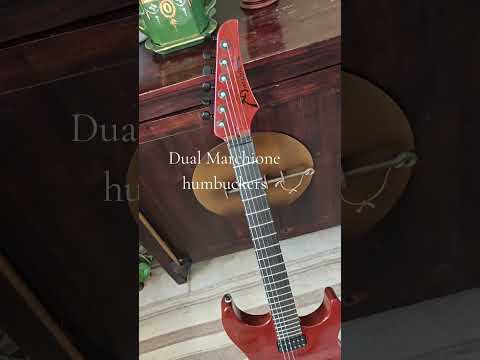 Marchione Uni-Body Neck-Through – Venetian Red – 2000s Boutique Electric Guitar image 10