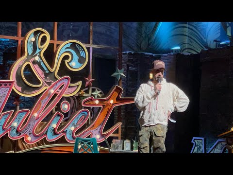 AJ McLean Backstreet Boys at & Juliet Singalong Introduction Stephen Sondheim Theatre NYC - 5/16/24