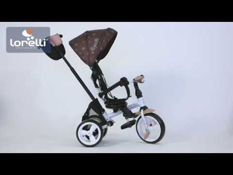 Миниатюра изображения товара Трехколесный велосипед с ручкой Lorelli Enduro Eva Grey Luxe / 10050412102