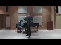 Aaron Copland / Duo for flute and piano, movement 3: Lively, with bounce