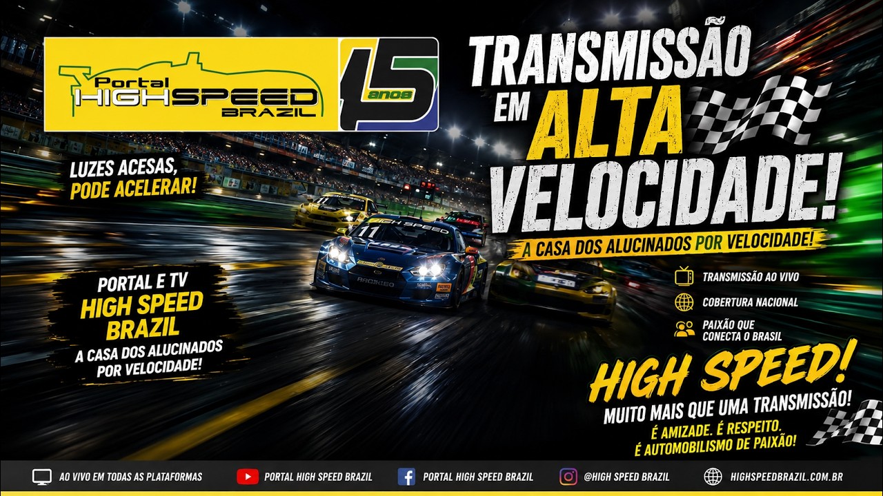 🏁 TRANSMISSÃO EM ALTA VELOCIDADE 🎸🔥High Speed Band | Portal e TV High Speed Brazil
