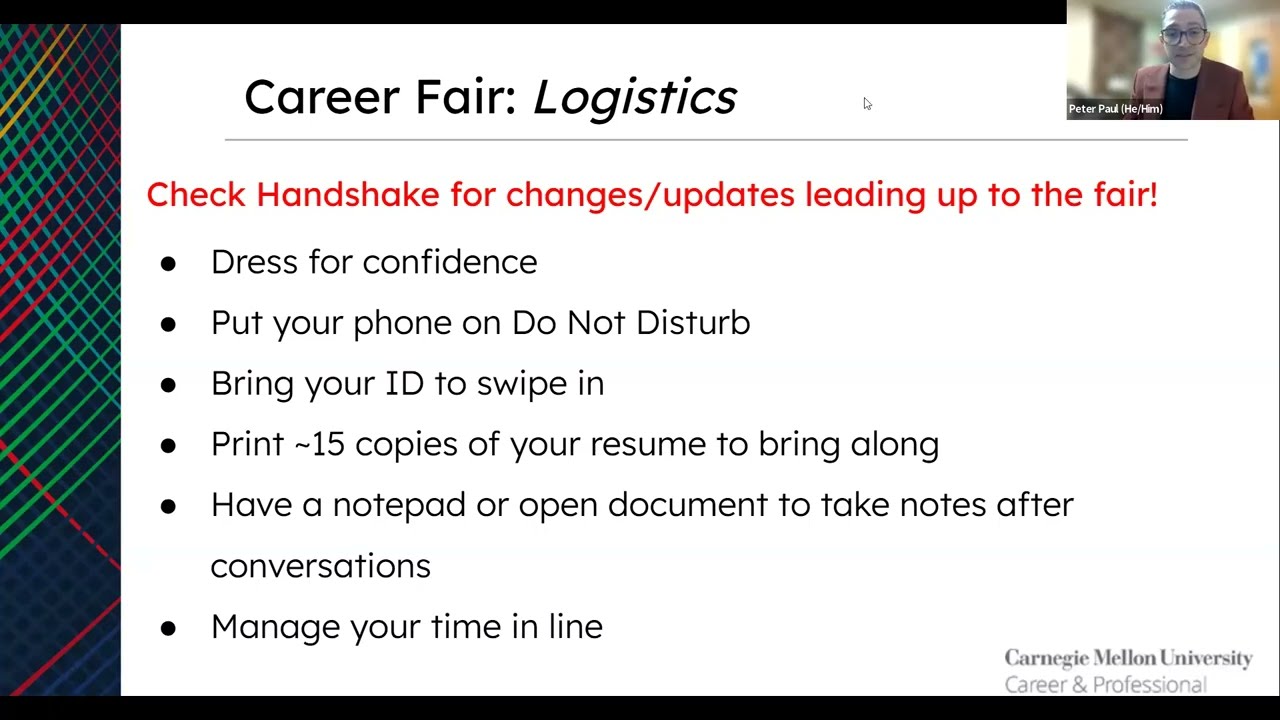 Career Fair Prep Workshop (Spring 2026)