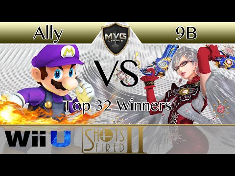 Ally (Mario) vs. SHI-G|9B (Bayonetta) - Top 32 Winners - Shots Fired 2