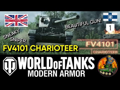 FV4101 CHARIOTEER II Sneaky Sniper With a Beautiful Gun! II World of Tanks Modern Armour II WoTC