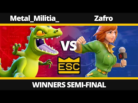 NASB at ESC 34 - Winners Semi-Final - Metal_Militia_ (Reptar) Vs. Zafro (April O'Neil) Tournament