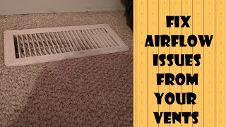 Fix Airflow from your Vents