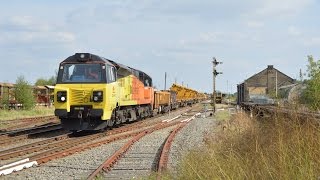 preview picture of video 'Colas Rail 70804 approaching March'