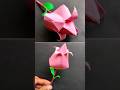 Paper Tulip Flower | Lotus Flower | #shorts #lotusflower #viral #youtubeshorts