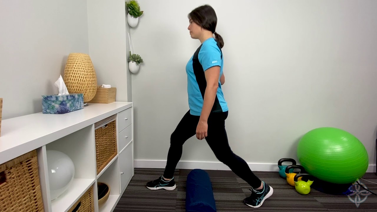 Standing Supported Lunges