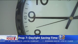 Prop. 7 Would End Daylight Saving Time In California