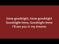 Jim Reeves - Goodnight Irene (Lyric video)