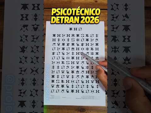 PSICOTÉCNICO DO DETRAN 2026 - COMO PASSAR NO TESTE ESTRELA (Atenção Dividida)