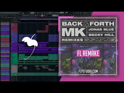 MK & Becky Hill - Back & Forth (6am Remix) (Instrumental FL Studio Remake)