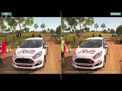 DiRT 4 - PC vs. PS4 Pro Graphics Comparison (Game)