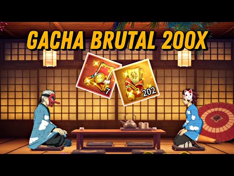 CP LANGSUNG 1,6M!! GACHA BRUTAL 200x CARI SSR YANG GACOR GACOR - DEMON SLAYER BLADE OF HASHIRA