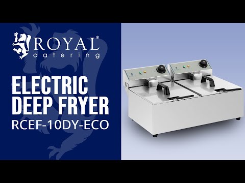 video - Friteuză Electrică - 2 x 10 litri - ECO