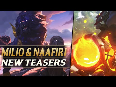MILIO & NAAFIRI NEW CHAMPIONS TEASERS & RELEASE DATE - League of Legends