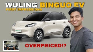 Is it Overpriced⁉️ Wuling Bingo / Binguo EV: Quick Drive Review, Price, Range, Features | CarHaru