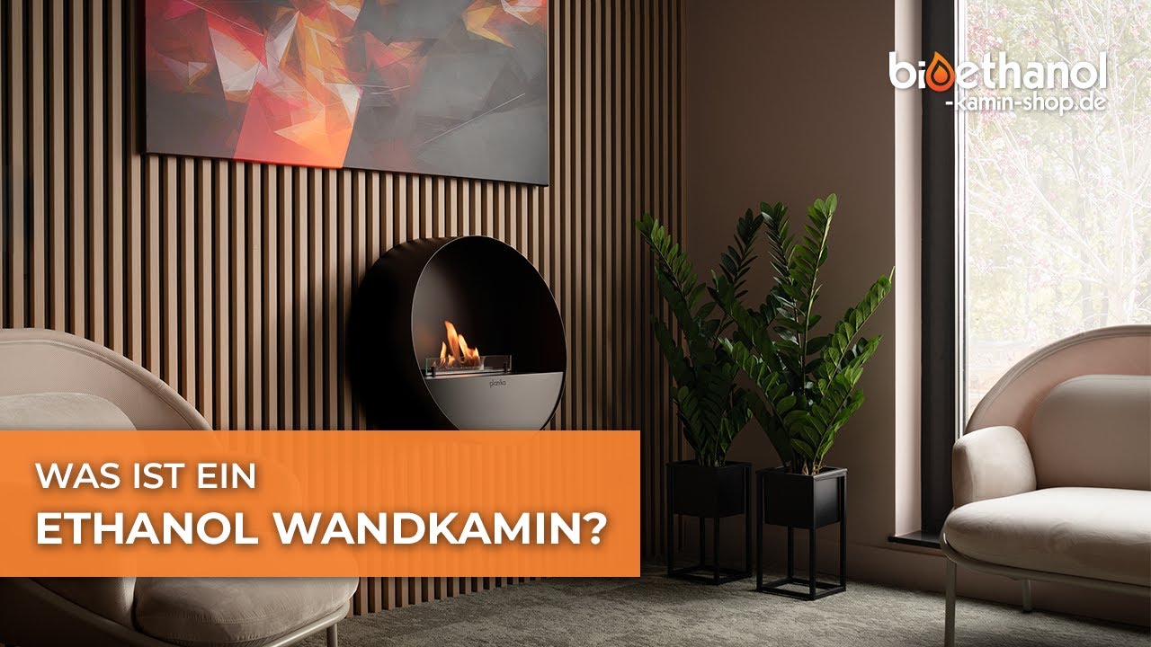 What is a wall-mounted bioethanol fireplace
