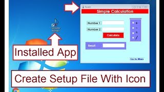 How to Create Setup(.exe) File in c# windows Form Application with Icon Step By Step.