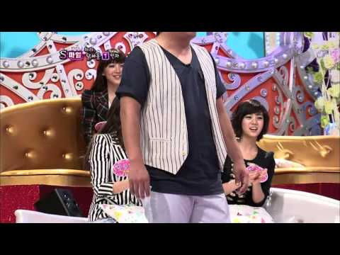 【TVPP】Hara(KARA) - Have A Knee-wrestling Match, 하라(카라) - 여리여리 하라! 닭싸움 1인자 (?) @ Flowers