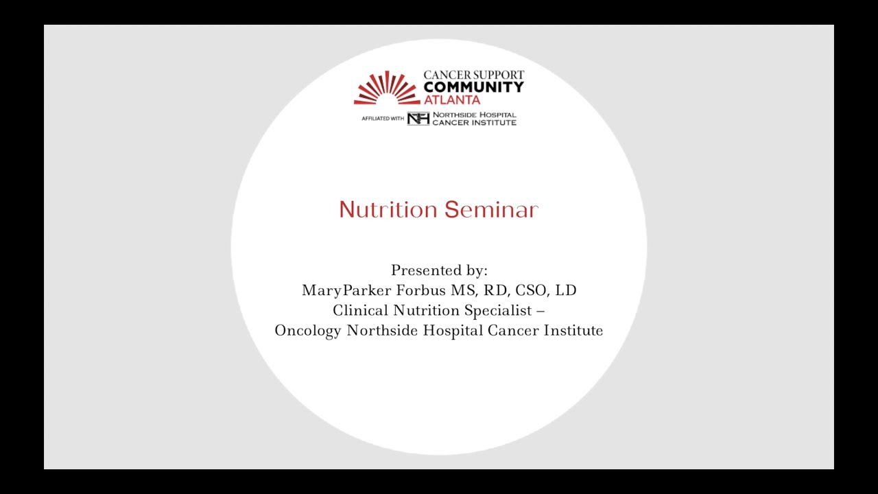 Nutrition Seminar - Shopping with a Dietitian