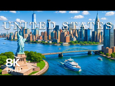 USA in 8K | Iconic Cities, Stunning Landscapes & American Wonders from Above