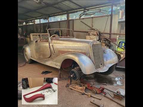 We Restored a rare 1938 Mercedes-Benz 170 Roadster in India  [Father and Son Restorations] V2