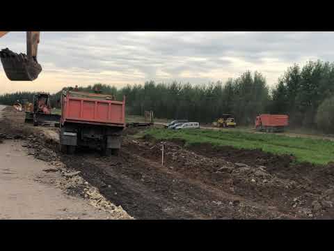 Капитальный ремонт 2,5 км автодороги н.п.Сауш-Шадки-Шармаши. Сентябрь 2019