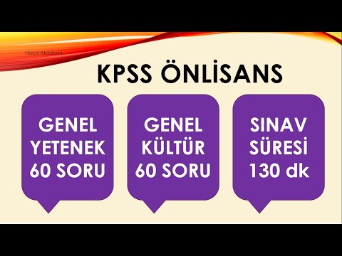 Kpss Önlisans Nedir Hangi Dersler ve Konular Var